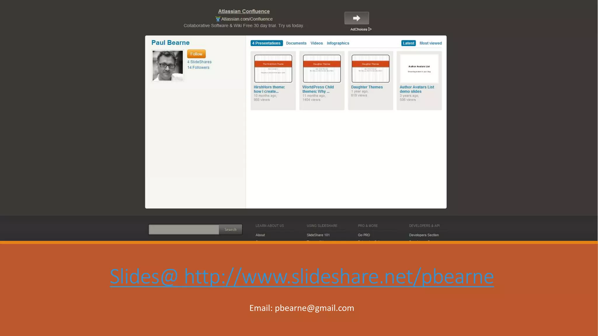 Slides@ http://www.slideshare.net/pbearne
Email: pbearne@gmail.com
 
