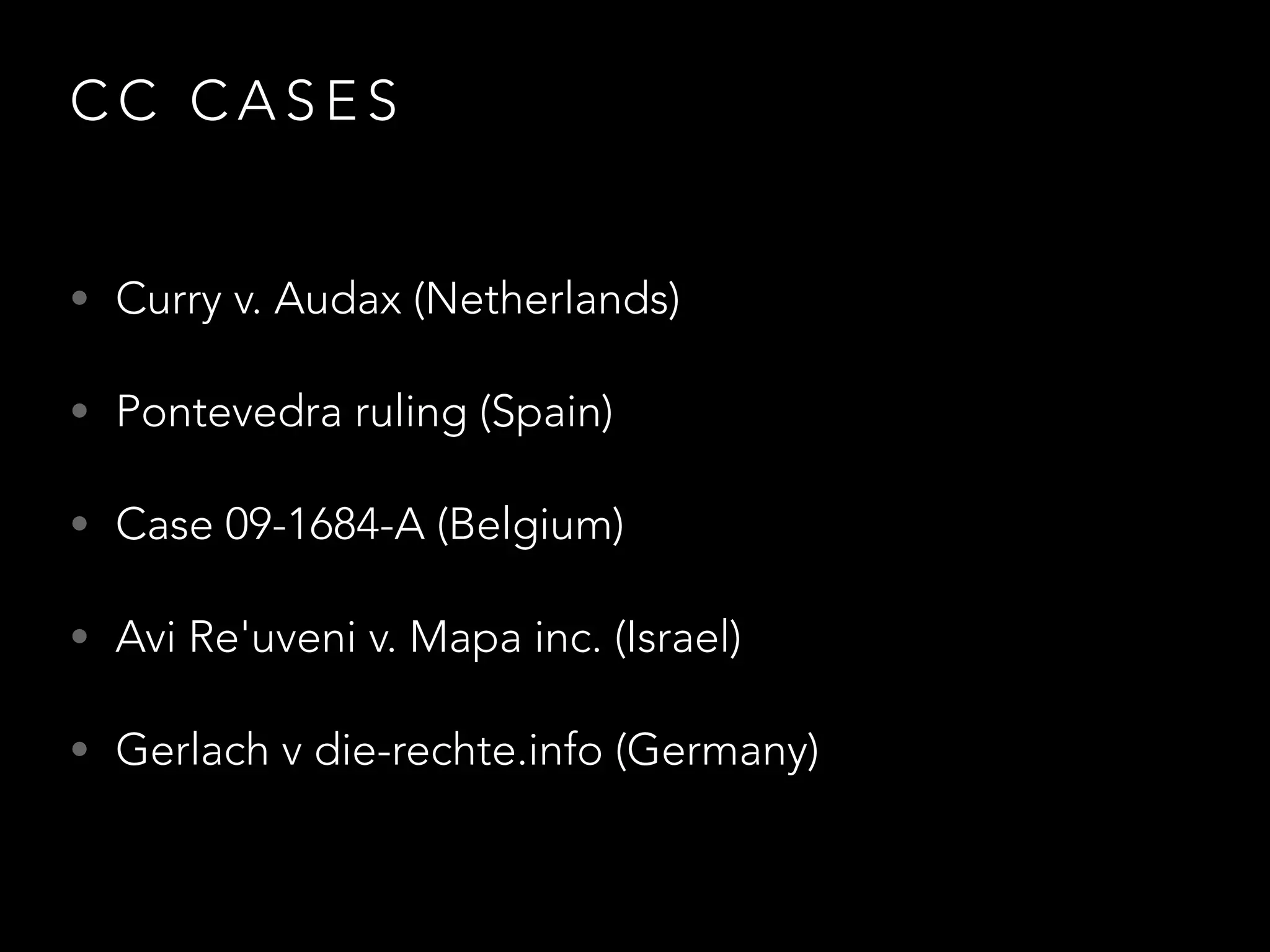 I N C O M PAT I B I L I T Y 2 : T P M
• BY-SA prohibits application of DRM by licensees entirely
if those measures would prevent others from exercising
their rights under the license.
• In contrast, the GPL does not explicitly prohibit
application of DRM. Instead, it addresses any potential
lockdown of licensed works by requiring distribution of
source code in a modifiable form. In the software
context, this is sufficient to make DRM moot because a
reuser in possession of the source code may freely
modify and redistribute the licensed work.
 