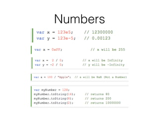 Numbers
 