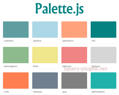 Palette.js – Beautiful Palette Colors