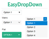 jQuery EasyDropDown – Dropdown Builder for Styleable Inputs and Menus