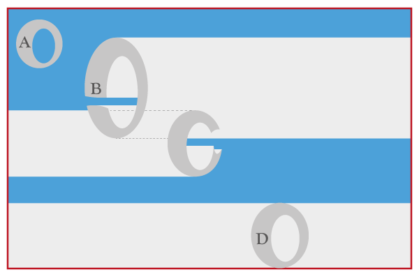 arbitrary shapes for exclusions. Illustrates how content flows around shapes