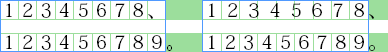 hanging-punctuation: allow-end (left) and force-end (right)