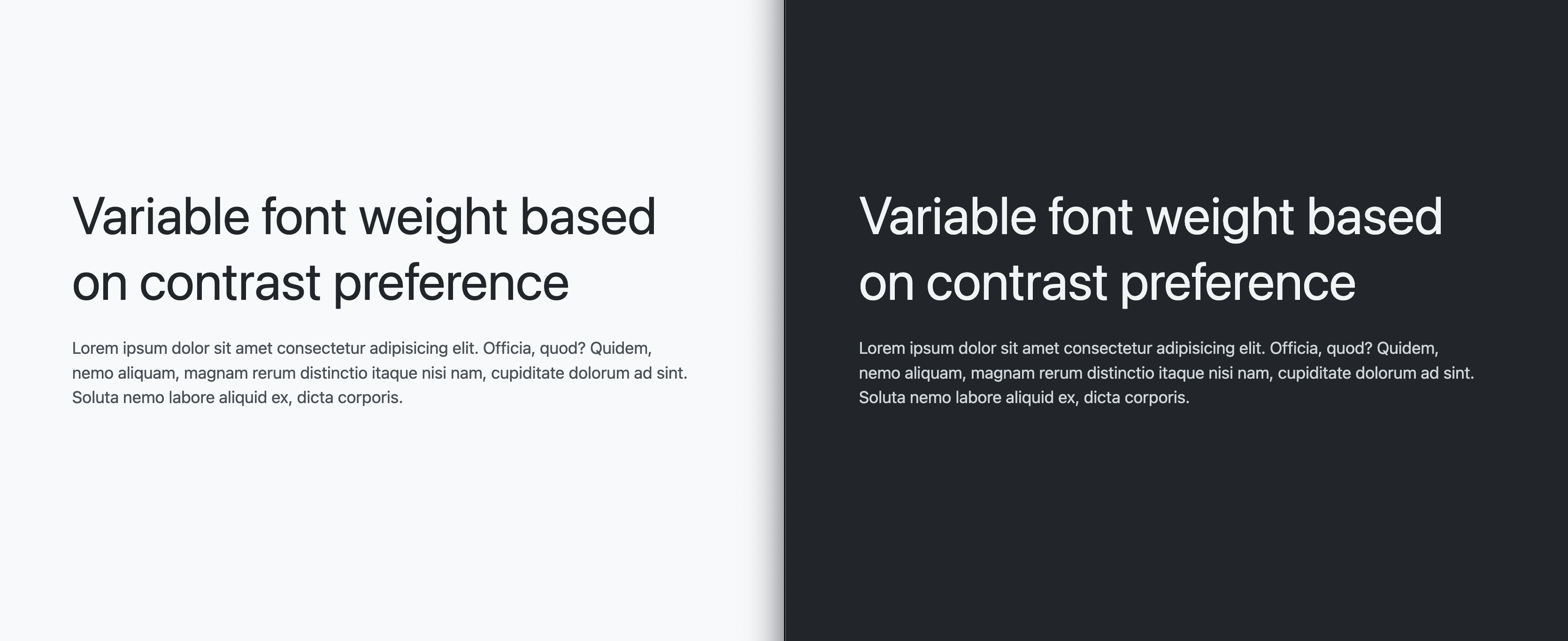 الف پیش نمایش اسکرین شات نسخه ی نمایشی تا کنون، در دو تم تاریک و روشن.