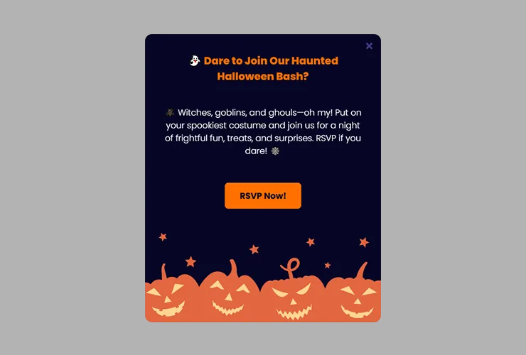 Halloween Popup