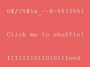 Airport-style Shuffle Text Effect With jQuery - TextShuffle.js
