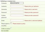 <b>Powerful Multi-Functional Form Validation Plugin - jQuery Validation</b>