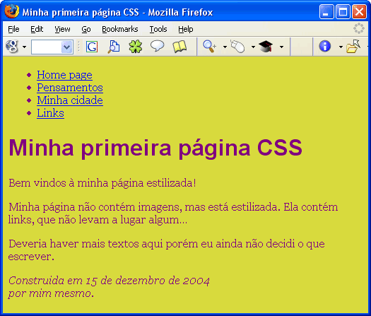 Screenshot com adicao da fontes